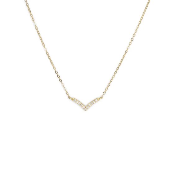 Collana Dilvdò Donna V Necklace in Argento Zircone CLVOB - CLVOB